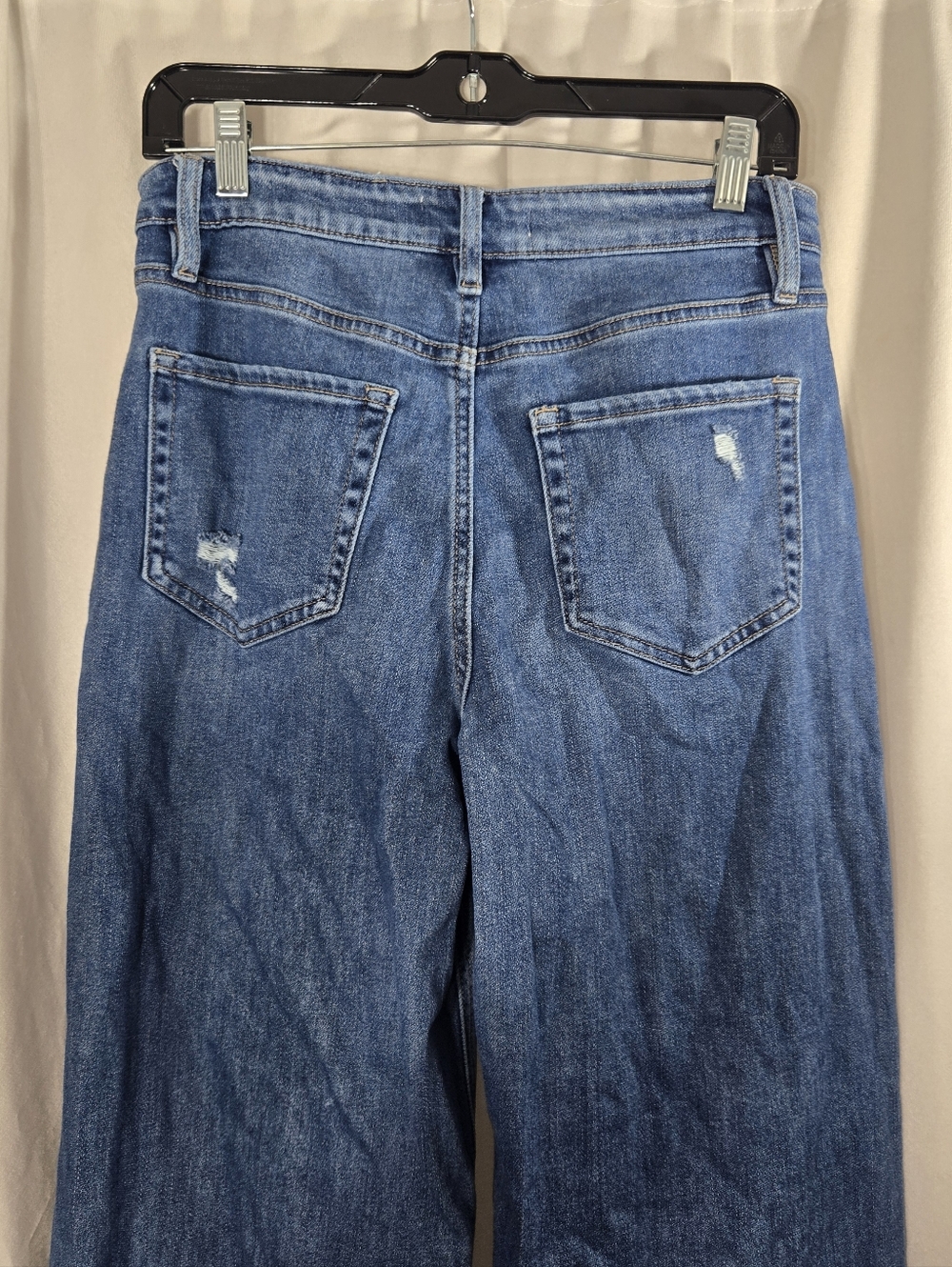Flying Monkey High Waisted Wide Leg Jeans Sz 28 - Picture 7 of 10